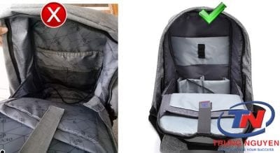 các lỗi thường gặp ở balo kém chất lượng