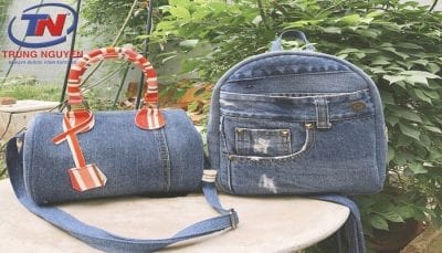 tái chế quần jean cũ thành balo giúp bảo vệ môi trường