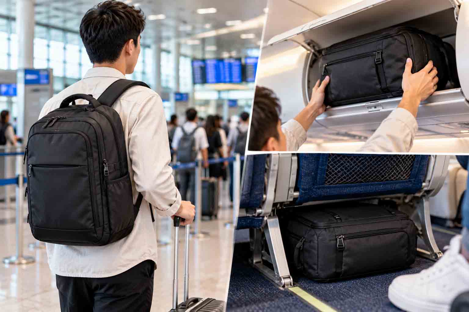 Giải thích balo có phải là hành lý xách tay không?