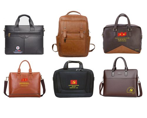 Nhận Sản Xuất Cặp Da In Logo Làm Quà Tặng Doanh Nghiệp
